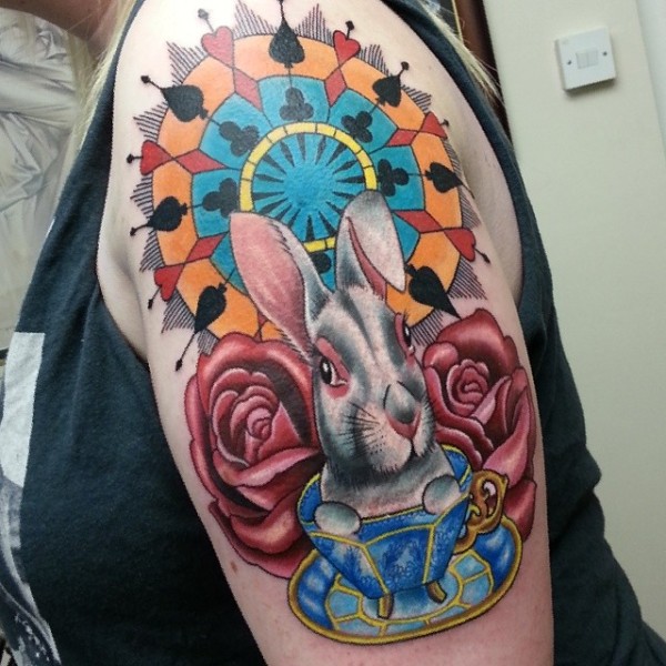 Alice-in-Wonderland-White-Rabbit-Tattoo