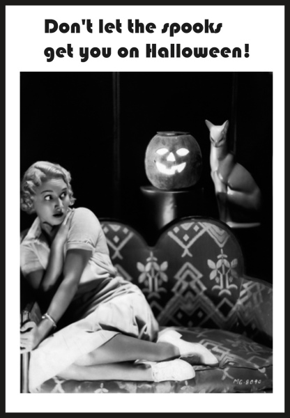 spooked-woman-pumpkin-head-cat